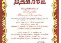 Достижения Бакуменко Наталья Степановна