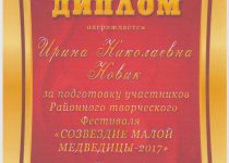 Новик Достижения