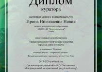 Новик Достижения