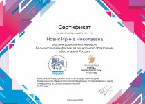Новик Достижения