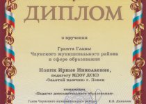 Новик Достижения