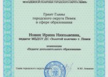 Новик Достижения